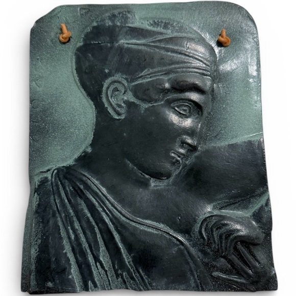 Other - Vintage Greek Relief Plaque Hippodamia (Deidameia) Temple of Zeus Olympia Art